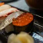 喜久寿司 - イクラ、鰯、茹で蛸
