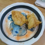 伊勢屋酒店 - ミノの天ぷら(*´-`)