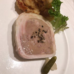マッシュルーム - 赤鶏さつまレバーとイベリコ豚のパテ キノコのフリチュール添え