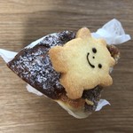 コム・シノワ - バナナケーキ 270円 可愛いクッキーがのってました♫