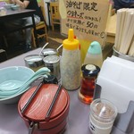 武蔵家 武蔵境店 - ラーメンを待つ間、写真を撮って時間を潰す。