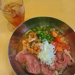 ガスト - 冷麺、トロピカルアイスティー