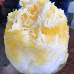 枚方凍氷 - 料理写真:マンゴーミルク(マンゴーにコンデンスミルク シングル トッピング)