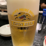 焼肉 まるいち - 生ビール