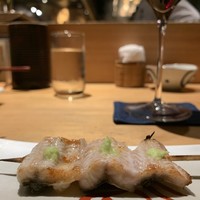 観音坂 鳥幸 - ・うなぎ串白焼き～すりおろし山葵～