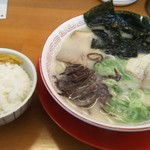 盛多や - ラーメン ライスがコンプリート