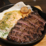 Teppanya Kotarou - 赤身ランプ肉のステーキ