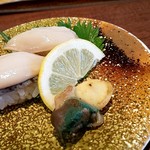 回転寿司 北海素材 - 鮑