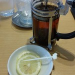 カフェ モロゾフ - ●ﾊﾟｽﾀﾗﾝﾁA 1,200円(ｻﾗﾀﾞ･ｱｲｽｺｰﾋｰ)＋ﾄｰｽﾄｻﾝﾄﾞ1,000円(ｱｲｽﾚﾓﾝﾃｨ)=2,376円 2019年07月