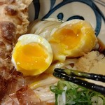 うどん うばら - ●ちく玉天ぶっかけ うどん (冷) 800＋追加トッピング 海老天一尾 250+中瓶ビール500=1,800円 2019年07月