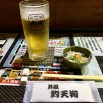 Otokogumi Tsuritengu - 昼から飲んでたからビールが入らない(；ω；)