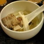 うまい牛たん東山 - テールスープ