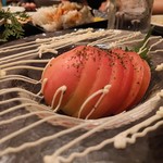 和バル イッセイ - トマトスライス