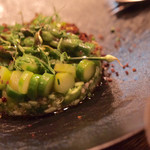 HOUSE - 栃木産グリーンアスパラのシトラスピクルス 枝豆、オクラ、キヌアのグリーンバクダン