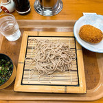 讃岐うどん 上原屋本店 - ザル蕎麦&コロッケ