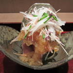 寿修 - そしてメジマグロのたたき。