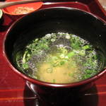 寿修 - 鯛の潮汁。旨かった。