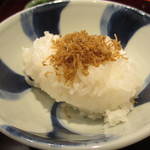 寿修 - ジャコをかけて。