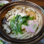 喫茶お食事 しば - 鍋焼きうどんアップ