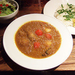 スパイスカフェ - かきカレー(ランチに+500円)