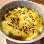 拉麺大公 - バジルとトマトの塩つけ麺 〆のリゾット化(追加150円現金払い)