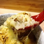 拉麺大公 - バジルとトマトの塩つけ麺 〆のリゾットをリフトアップ