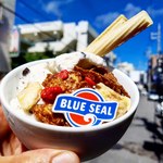 海八 - 沖縄名産ブルーシールのアイス。バニラチョコクッキー