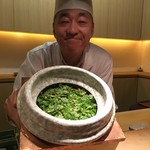 神楽坂 石かわ - 青唐辛子のご飯