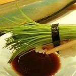 本等鮨 海馬 - 鮨 海馬　芽ねぎ（150円）