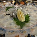 臼杵ふぐ 山田屋 - ふぐ刺し