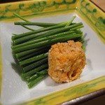 臼杵ふぐ 山田屋 - ネギ＋鮟肝