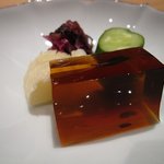 臼杵ふぐ 山田屋 - 煮凝り＋お新香