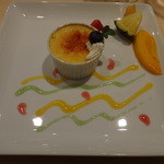 ビストロ茶葉蘭 - デザート（クレームブリュレ）