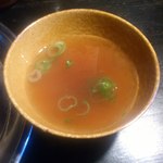 無鉄砲 - 追いスープ（魚スープ）。