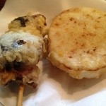 浜船 - 浜船・鰯の梅肉揚げとささみのはさみ揚げ