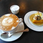 カフェドゥラプレス - カフェクレームとレモンタルト