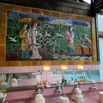 Yamanokami Onsen Yuukaen - お風呂の巨大な陶器の壁画は素晴らしいの一言!!