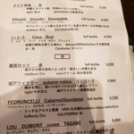 鳥田中 - メニューメニュー