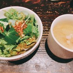 ピエーノデチーボ - サラダとスープ
