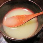 かしわや 泰 美酒佳鶏 - 鳥スープ