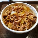 すき家 - 牛丼並　アップ