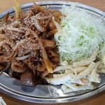 Juuenya - ミックス定食(シロバラ、レババラ、ガツバラ)  ご飯大盛り無料   980円