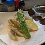 旬魚菜 しら川 - キスの天ぷら