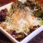 ♪ Daikon salad with the aroma of sesame seeds and shichimi