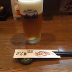 Shokujidokoro Torasuke - 取り敢えず生ビールです