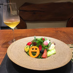 傳 - 野菜一つ一つに味付けがされててこだわりが感じる。