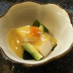 寿司割烹 海王 - 小鉢  ホタテの酢味噌和え