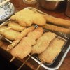 串カツ田中 - 料理写真:アスパラ、れんこん、ハムカツとか （2012.1.12）