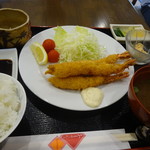 Washoku Akahori - エビフライ定食　