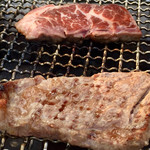 Yakiniku No Meimon Tendan - 熟成ロースステーキ